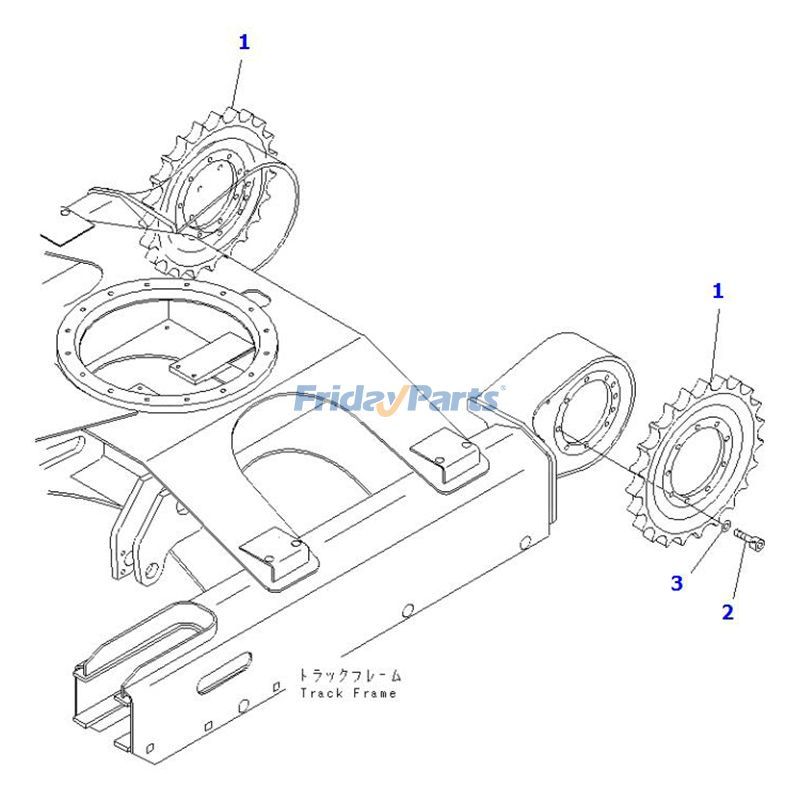 FridayParts 1PC Kettenrad