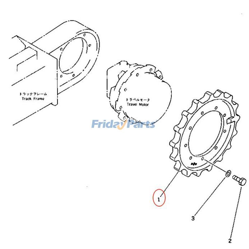 Sprocket for Excavator