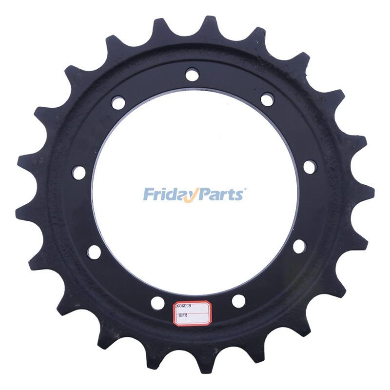 Kettenrad 6539097 mit 21 Zähnen und 9 Bolzenlöchern für Bobcat-Bagger 329 331