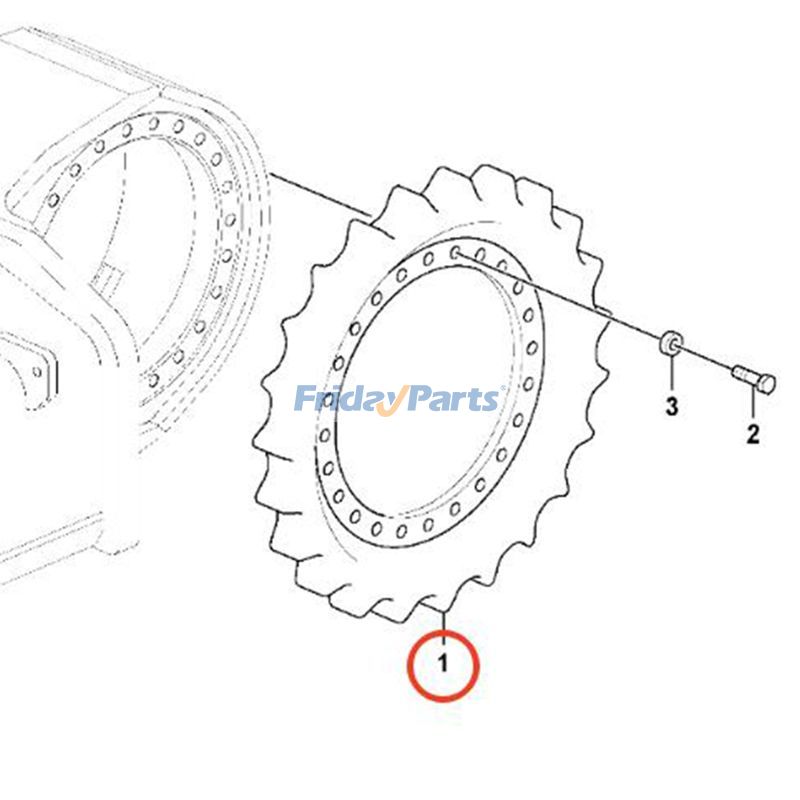 エクスカベーター スプロケット