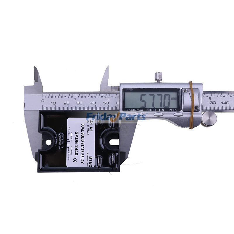 Relais statique double SSR 17-32VDC Entrée 280VAC 40A SADE2440 Remplace les charges résistives à passage par zéro Crydom D2440DEpourPour AUTRE MARQUE