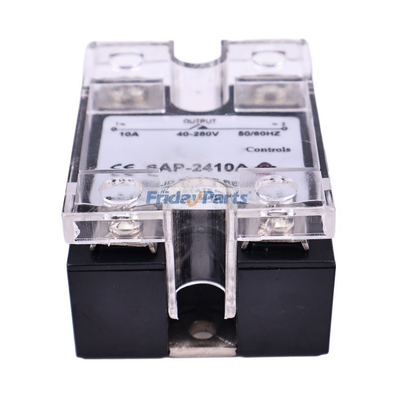 Relais statique SSR AC-AC 10A 90-280VAC 24-280VAC D2410DA pour CrydompourPour AUTRE MARQUE