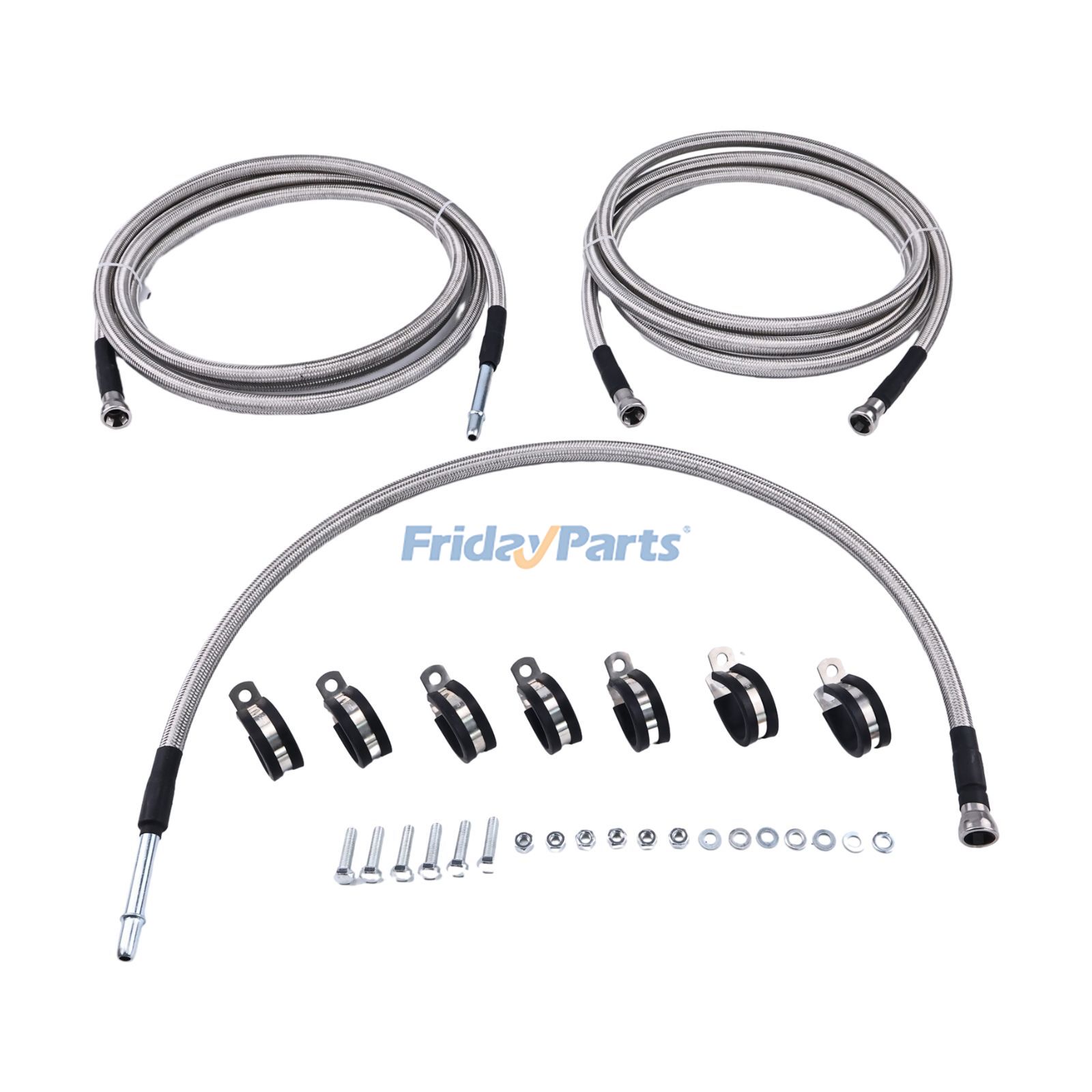 Stainless Steel Fuel Line Kit 20832563 819-845 for Chevrolet Silverado GMC Sierra 2500 3500 HD 6.6L V8 2004-2010