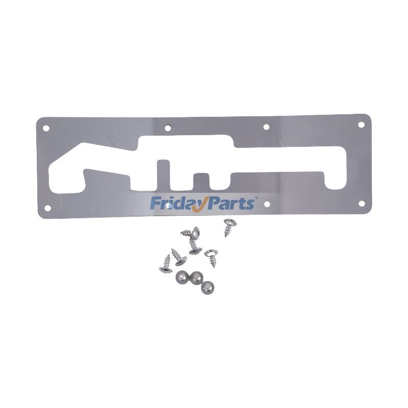 Panel de placa de puerta de cambio rápido de acero inoxidable 707900644 para Can-Am Maverick X3 2017-2024 de FridayParts