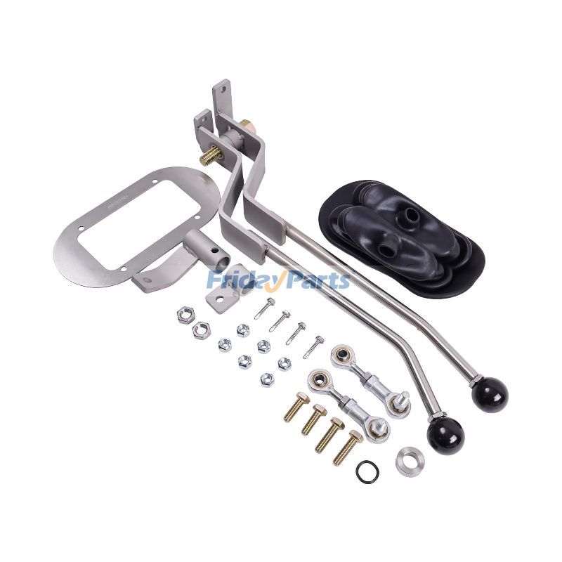 Stainless Twin-Stick Shifter With Boot NP205GM8 for GM NP205 8-Bolt Transfer Case