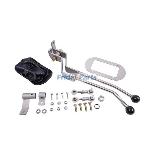 NP-205 Stainless Twin-Stick Shifter W/ Boot – For GM Transfer Case – NP205GM8 – Happy19star