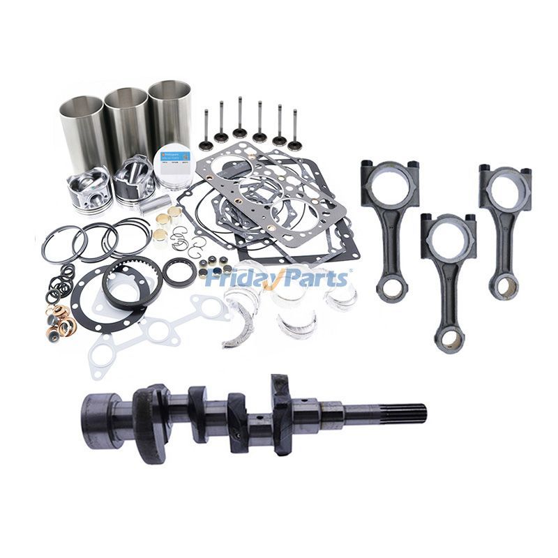Standard-Überholungs- und Umbausatz & Kurbelwelle & Pleuel für Kubota-Motor D950