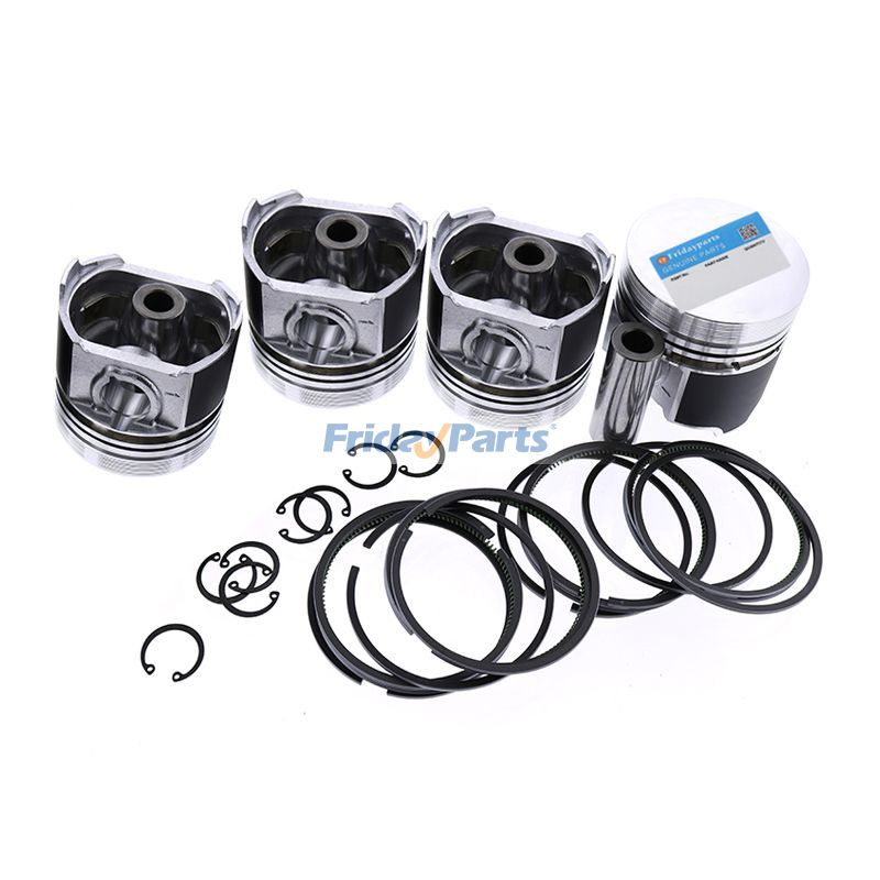 Kit de piston standard avec segment 6204-31-2141 pour moteur Komatsu 4D95LE-2, excavatrice PC78US-6, générateur EGS65-5