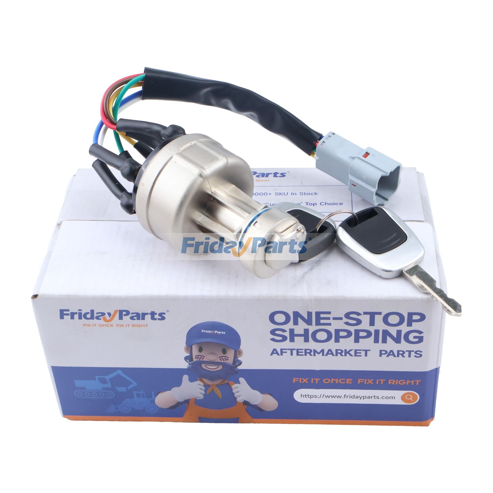 Ensemble de clé de démarrage 21Q4-00070 21Q4-00071 pour Hyundai R140LC-9 R140W-9 R170W-9 R180W-9 R210W-9