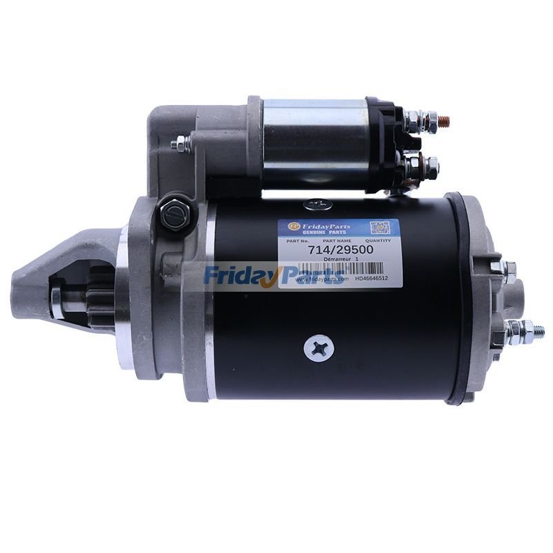 Starter 714/29500 for JCB Backhoe Loader 1400 1700 410 430 520 525 530 805 806C 807C 820 Perkins 3.8 4.0 1973-1985