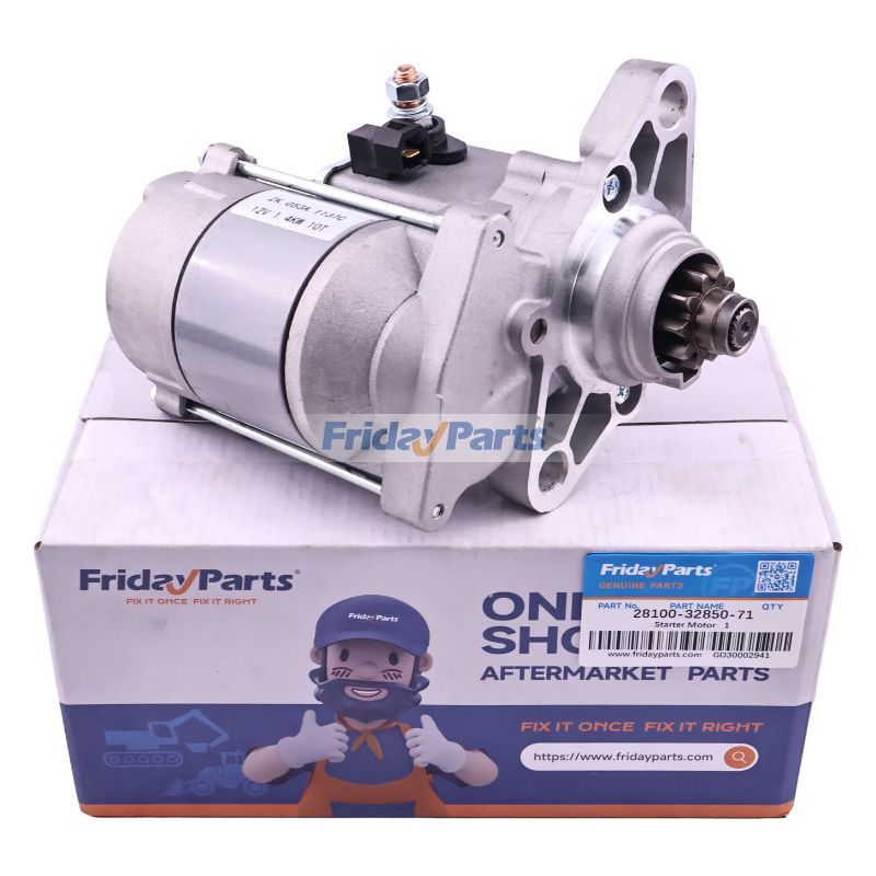 Anlasser 28100-32850-71 für Toyota Motor 1FZ Gabelstapler 02-5FG33 02-5FG35 02-5FG40 02-5FG45 02-5FGE35 02-5FGU35 02-5FGU40 02-5FGU45