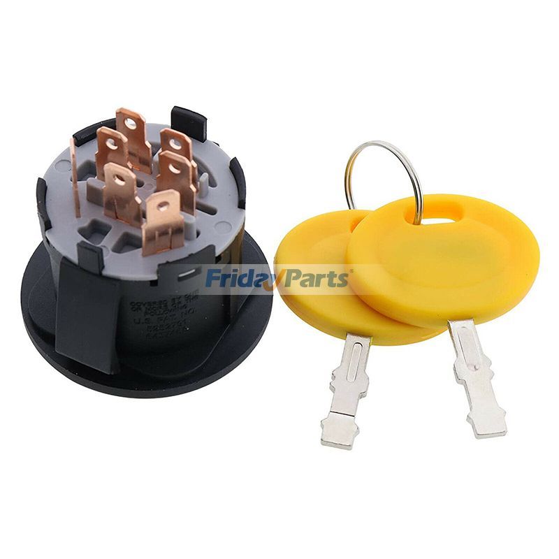 Starter Ignition Key Switch 077807600 With 2 Keys for Bad Boy Mower