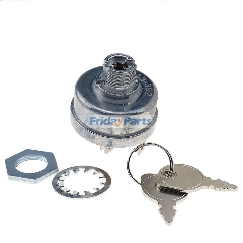 Interrupteur d'allumage de démarreur avec 2 clés 33-392 pour Murray Oregon Briggs & Stratton 5411H 5412Hpour Tondeuse