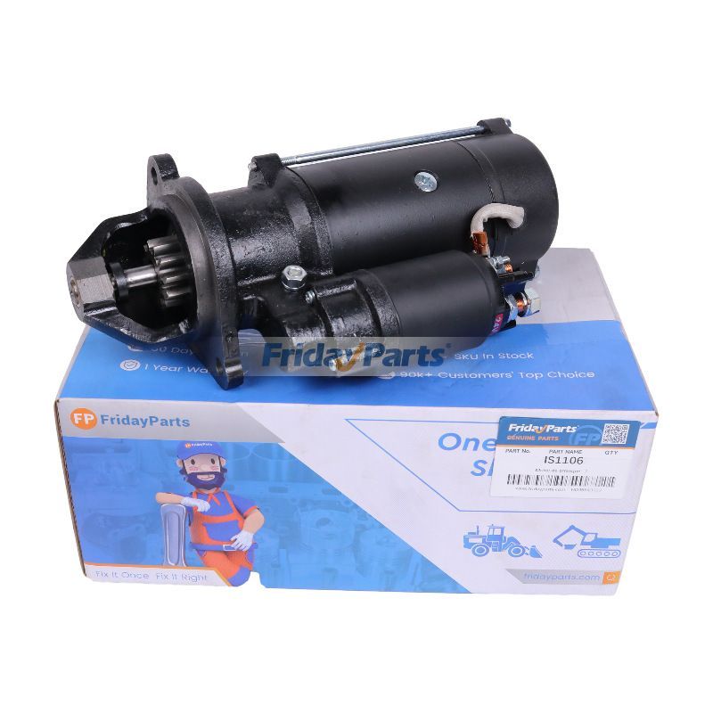Motor de partida 24V 11T 4.0KW IS1106 para escavadeira JCB JS210 JS220 JS230