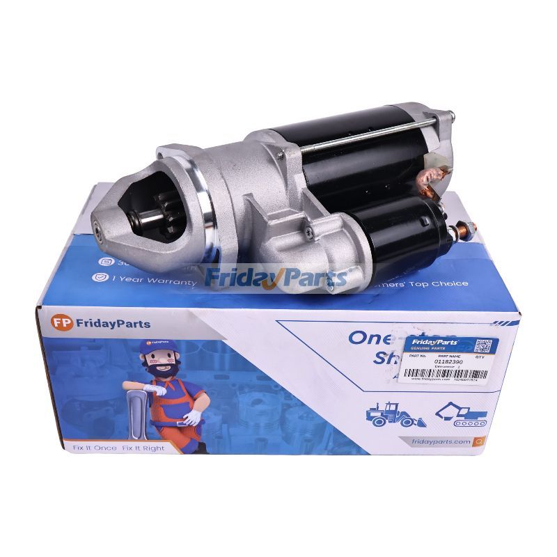 24V 9T Anlasser 01182390 für Deutz-Motor D2011L02I TD2011L02I D2011L03I D2011L04W TCD2011L04W F2L2011 BF4M2011C