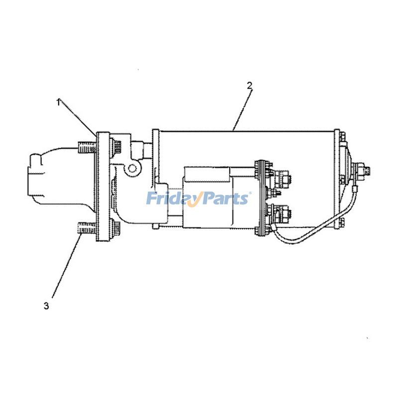 Starter Motor 10R-9056 3T-2874 for Caterpillar CAT Engine 3304 3306 for less