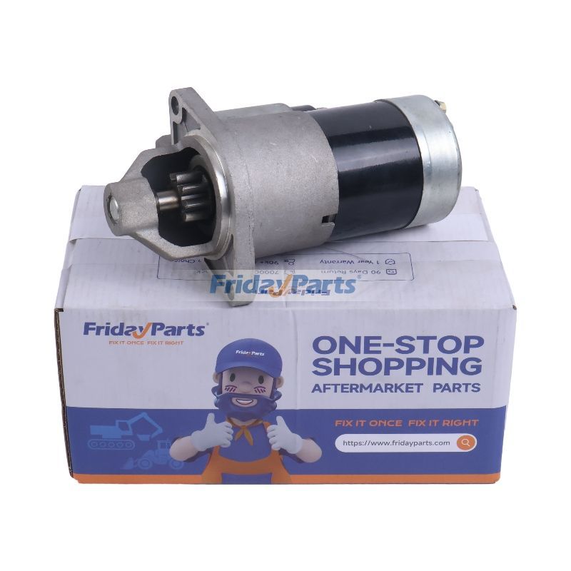 Starter Motor 25-39880-00SV for Kubota Engine Z402 Z602-E3B