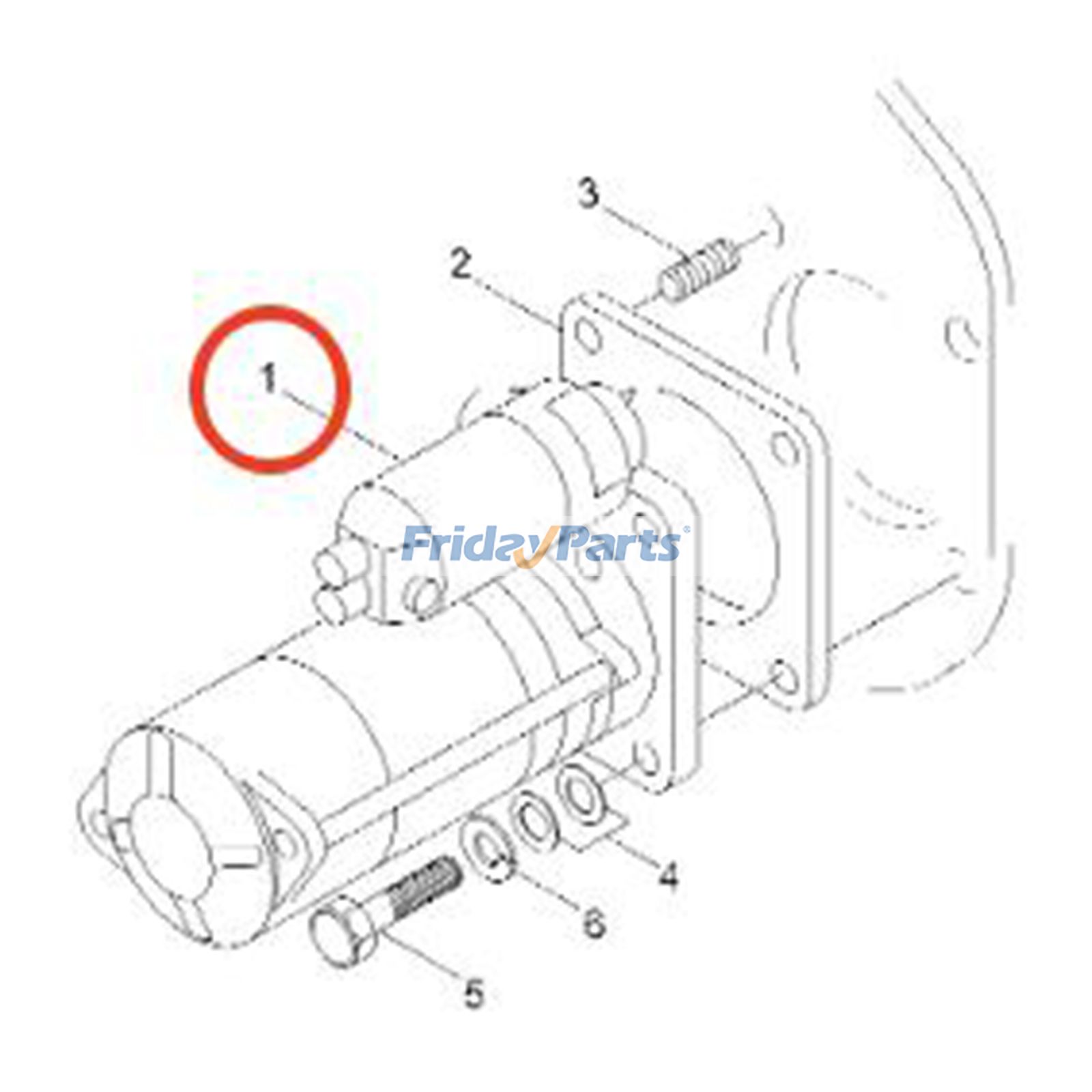 Starter Motor for Forklift