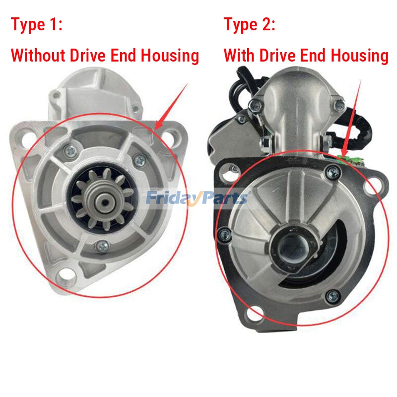 Motor de partida 24V 11T 65.26201-7044 para escavadeira Doosan Daewoo Engine DD80 DB58T 180W-V 225LC-V S140W-V S160W-V 150LC-V 155LC-V 170W-V 175LC-V para Escavadora 
