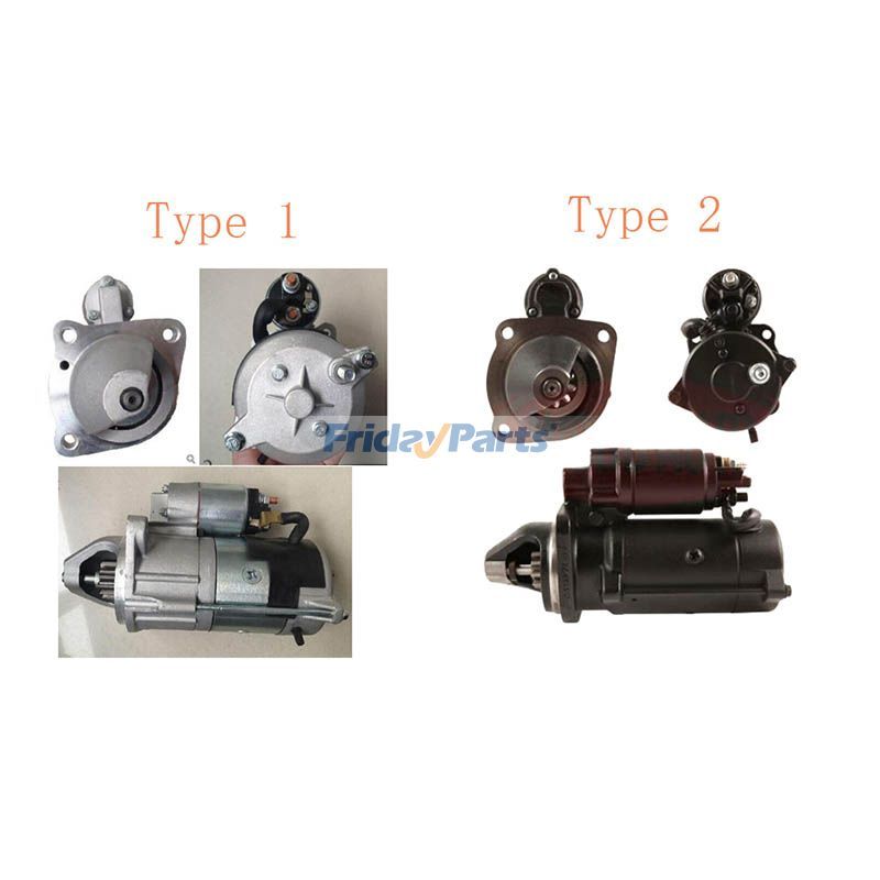 FridayParts 12V 10T AnlassermotorPerkins