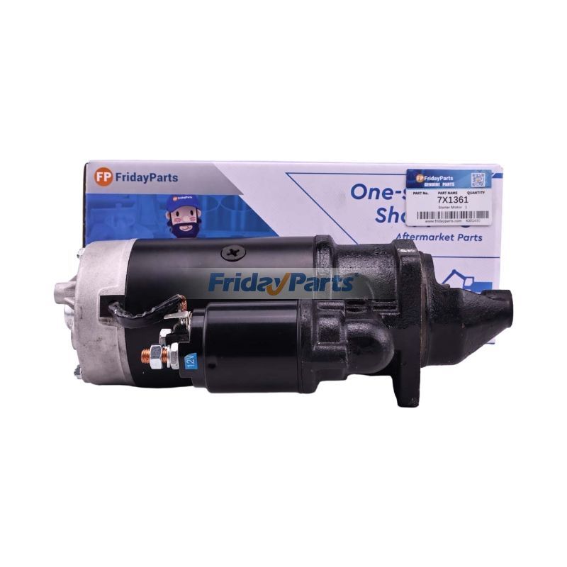 12V Starter Motor 7X1361 for Caterpillar CAT Engine 4.236 Loader 416 426 428 436 438