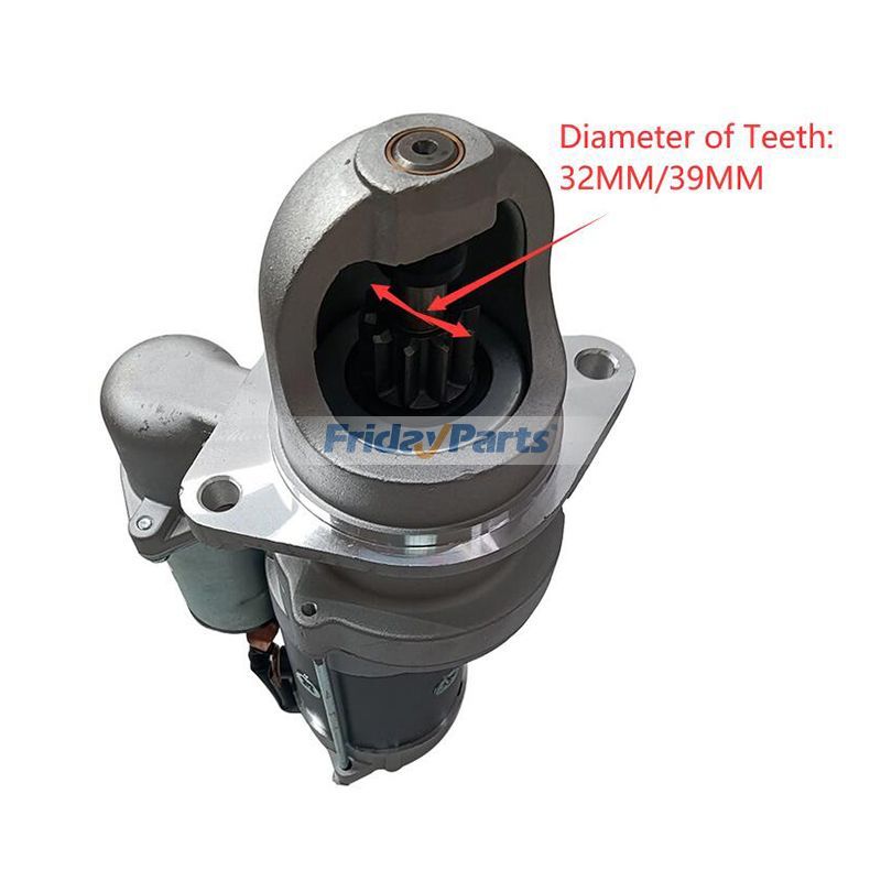 FridayParts Anlasser Delco Remy 28MT 12V 12 Zähne