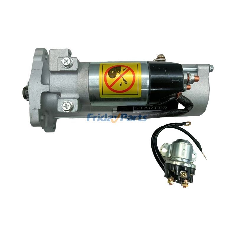 Motor de arranque M008T60371 32B66-20100 para excavadora Mitsubishi S6S Caterpiller CAT 3066 E320C E320D Hitachi ZAX330