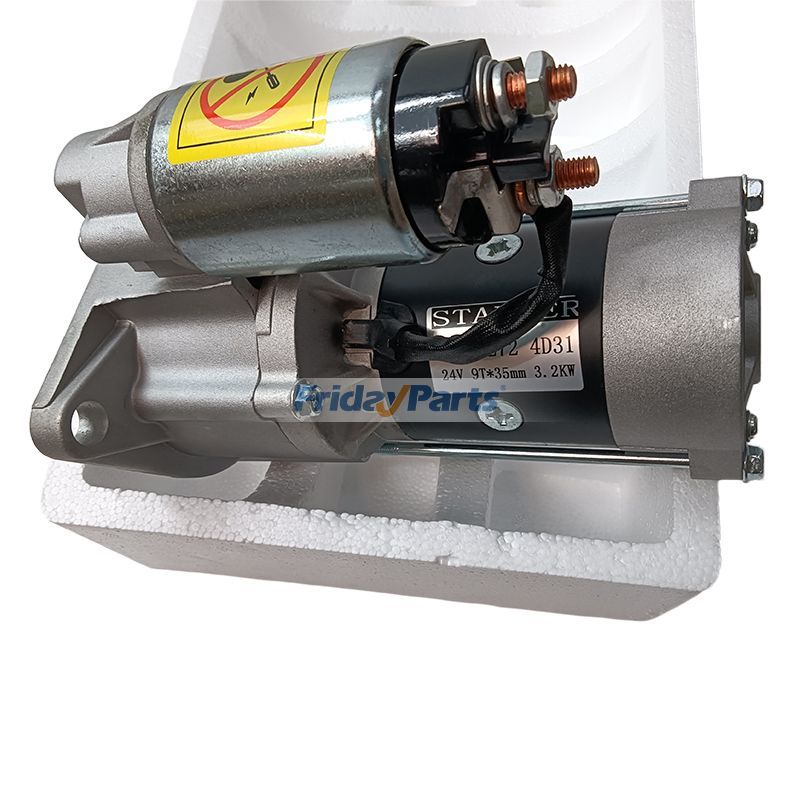 Para excavadora Caterpillar CAT E70 E70B Motor Mitsubishi 4D31 4D32 Motor de arranque 8S-9096 M2T64272 ME017004 de FridayParts