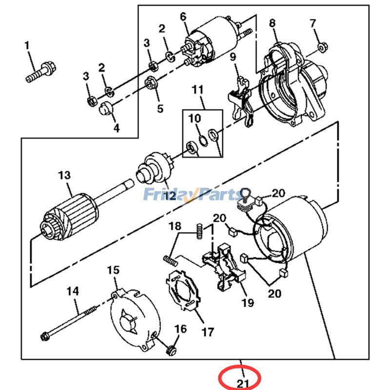 Tractor Starter Motor