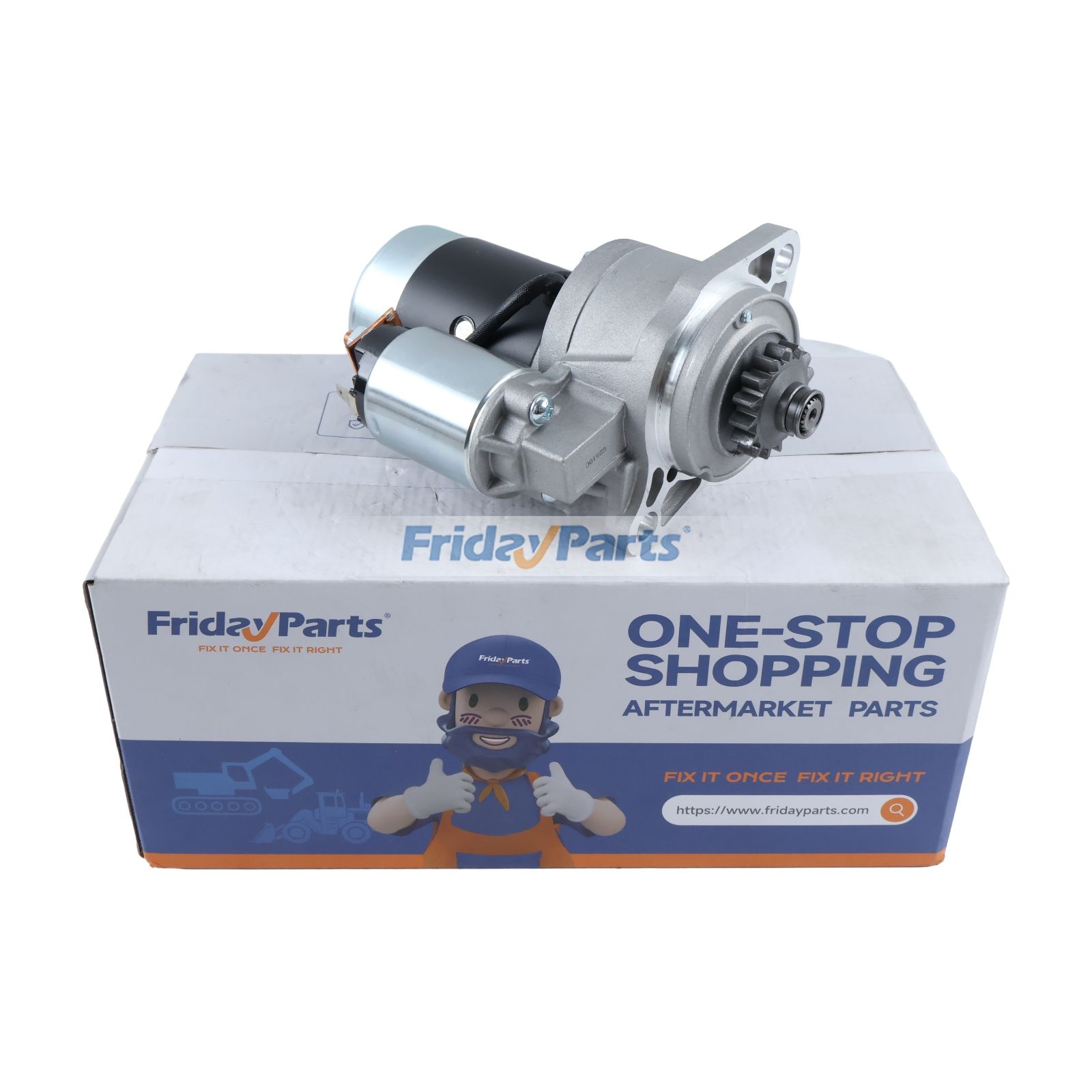 12V 15T Starter Motor MM409-41001 for Mahindra Tractor 2216 2415 2516 2615 2816