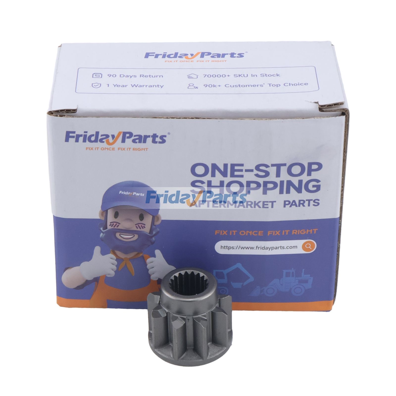 Piñón de arranque 28301-20550-71 para motor Toyota 3F 4Y carretilla elevadora 8FGCU25 7FGCU25 8FGU25 7FGU25 8FGCU30 7FGCU30