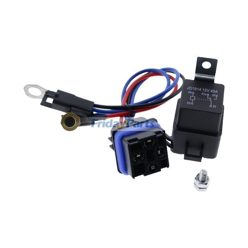 Kit de relais de démarrage AM107421 pour moteur Kawasaki FC420V Tracteur John Deere 130 160 165 170 175 180 185 316 Tondeuse GX75 GX95 RX63 SX75 SX95 SRX75 SRX95
