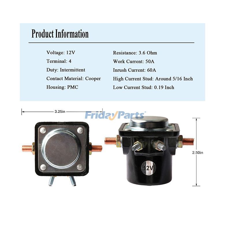 Starter Solenoid for OMC Johnson Evinrude Outboard for Engine,Marine