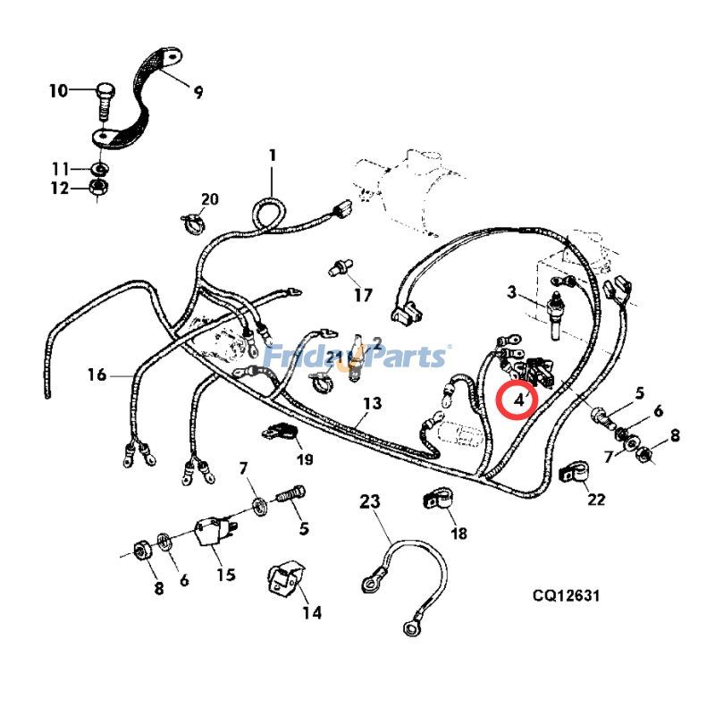 FridayParts Starter Solenoid Combine 7500