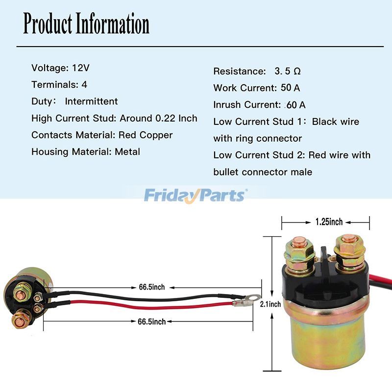 Relais de solénoïde de démarreur pour moteur hors-bord Mercury Yamahapour Moteur,Maritime