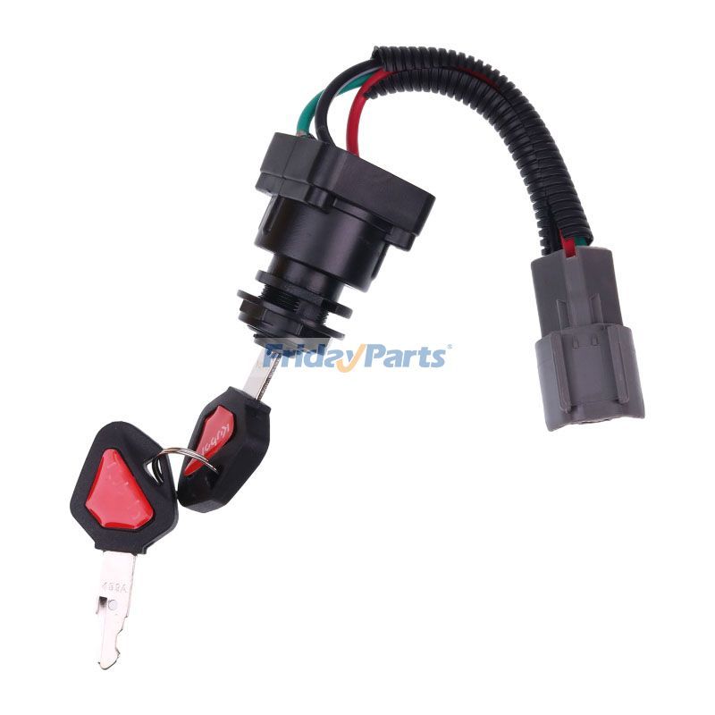 Interrupteur de démarrage avec clés 32771-31822 pour chargeuse-pelleteuse Kubota L39 L45 L47 L48 M59 M62pourPour KUBOTA