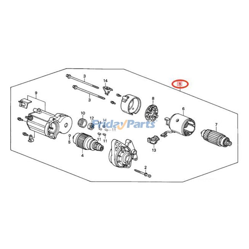 Starter Motor for Vehicle