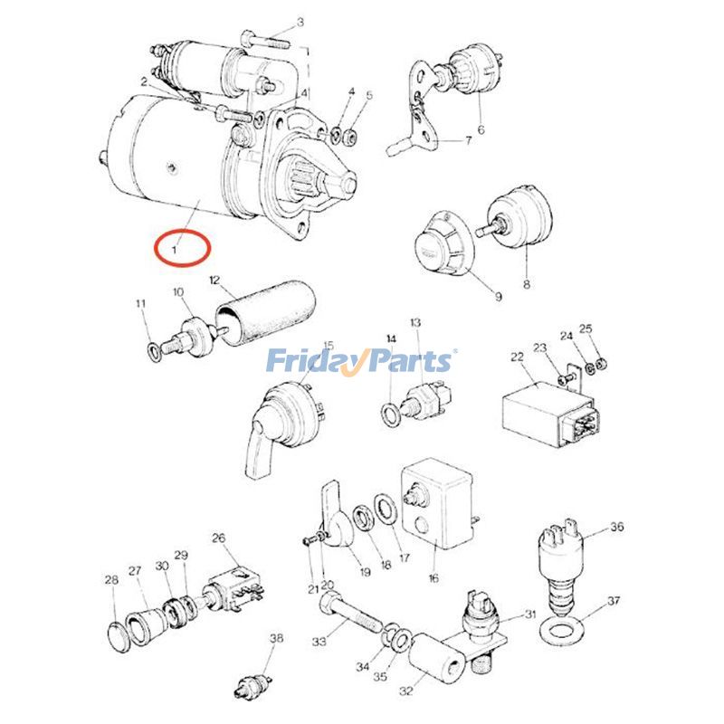 Starter Motor for Loader,Tractor