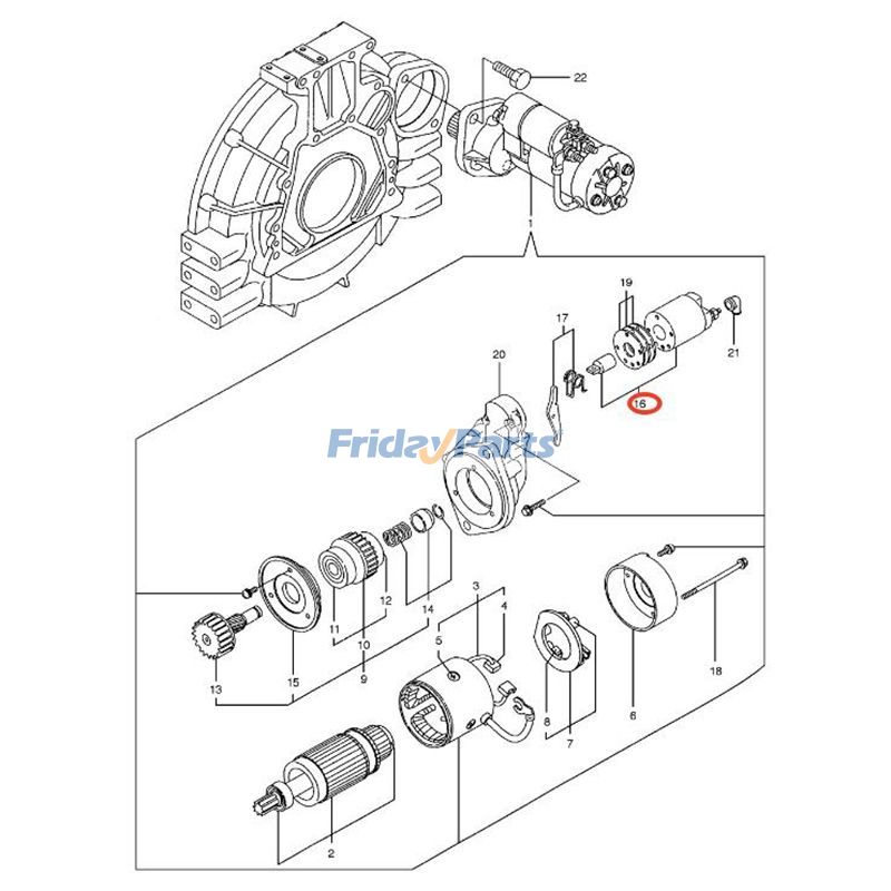 Starter Solenoid Switch 129900-77591 for Doosan Excavator SOLAR 55-V PLUS SOLAR 55W-V SOLAR 55W-V PLUS SOLAR 75-V for less
