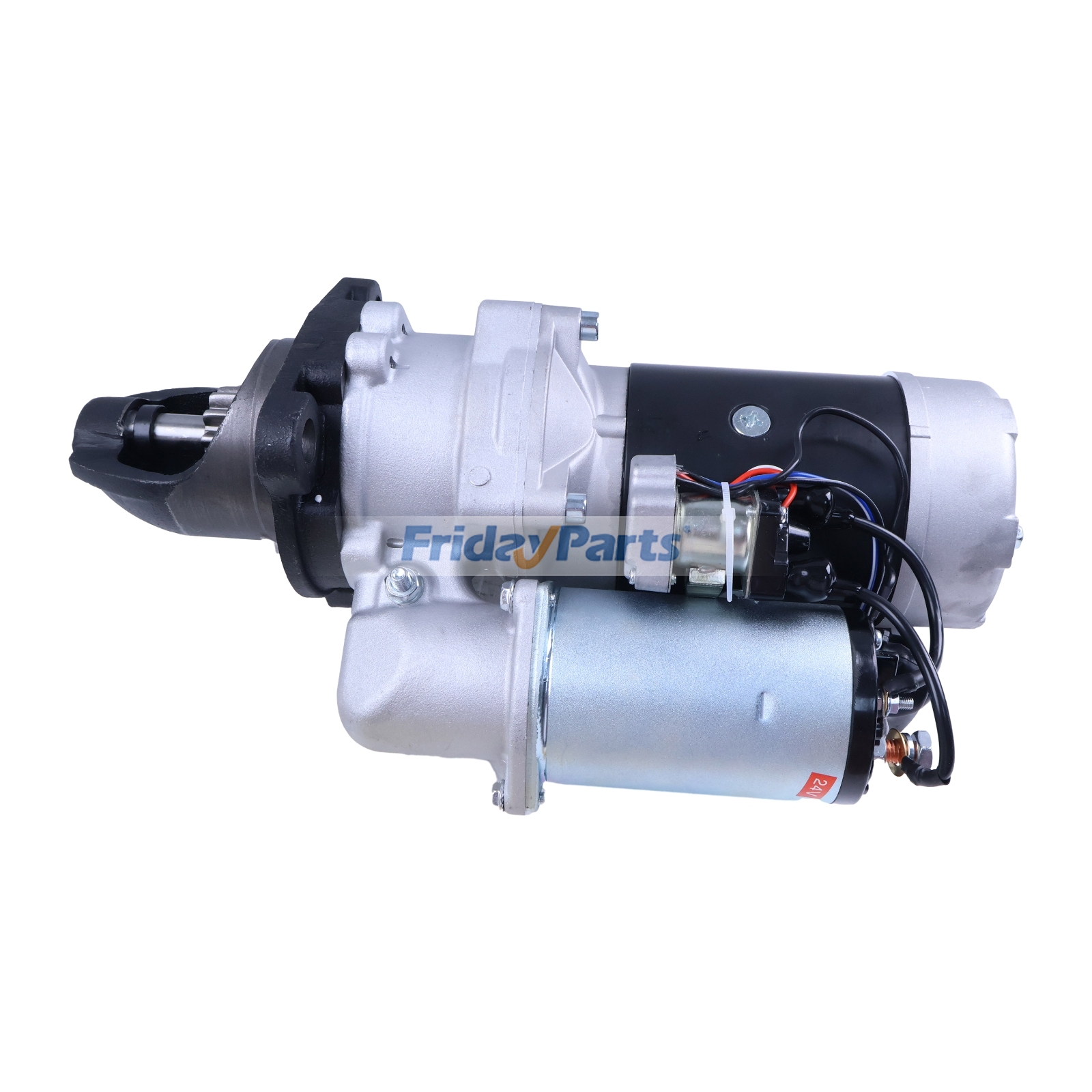 Motor de arranque 600-813-6630 para motor Komatsu 6D125E-2 6D125E-5 Excavadora PC400-7 PC400LC-7 PC400LCSE-8R de FridayParts