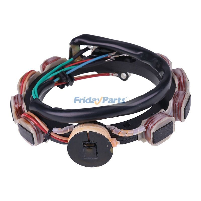 Estator 177-6E5-10 6E5-85510-10-00 para motor fueraborda Yamaha 115HP 130HP V4 1984-1989