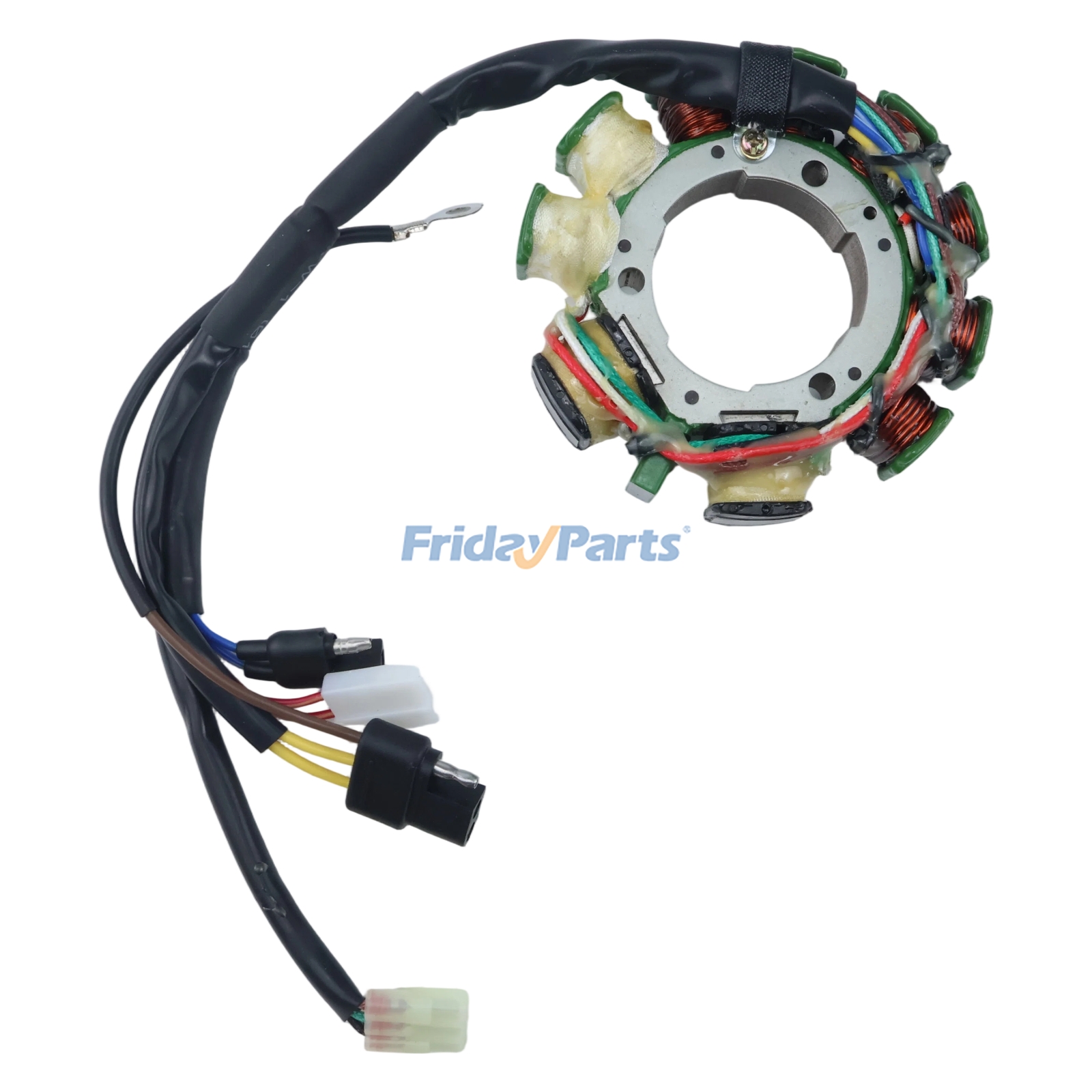 Estator 3005-080 para motos de nieve Arctic Cat ZL 500 580 600 ZR 500 580 600 EFI ESR 1997-2001 de FridayParts