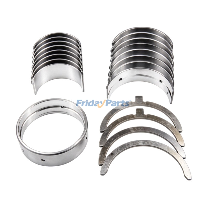 STD 1 Set Main & Connecting Rod Bearing With Thrust Washer for Kubota Engine V2203-IDI V1902 Bobcat Loader S185 S175 S650 S510 S130 S150