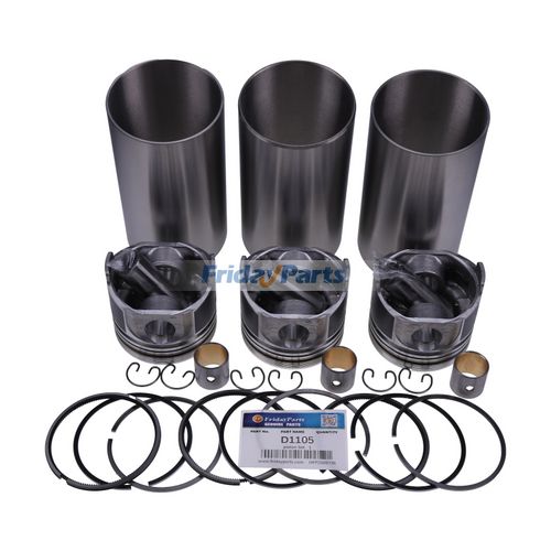 Kolben mit Kolbenringe für Kubota V1505 D1105 ÜBERMASS +0,5mm Kolben mit Kolbenringe für Kubota V1505 D1105 ÜBERMASS +0,5mm