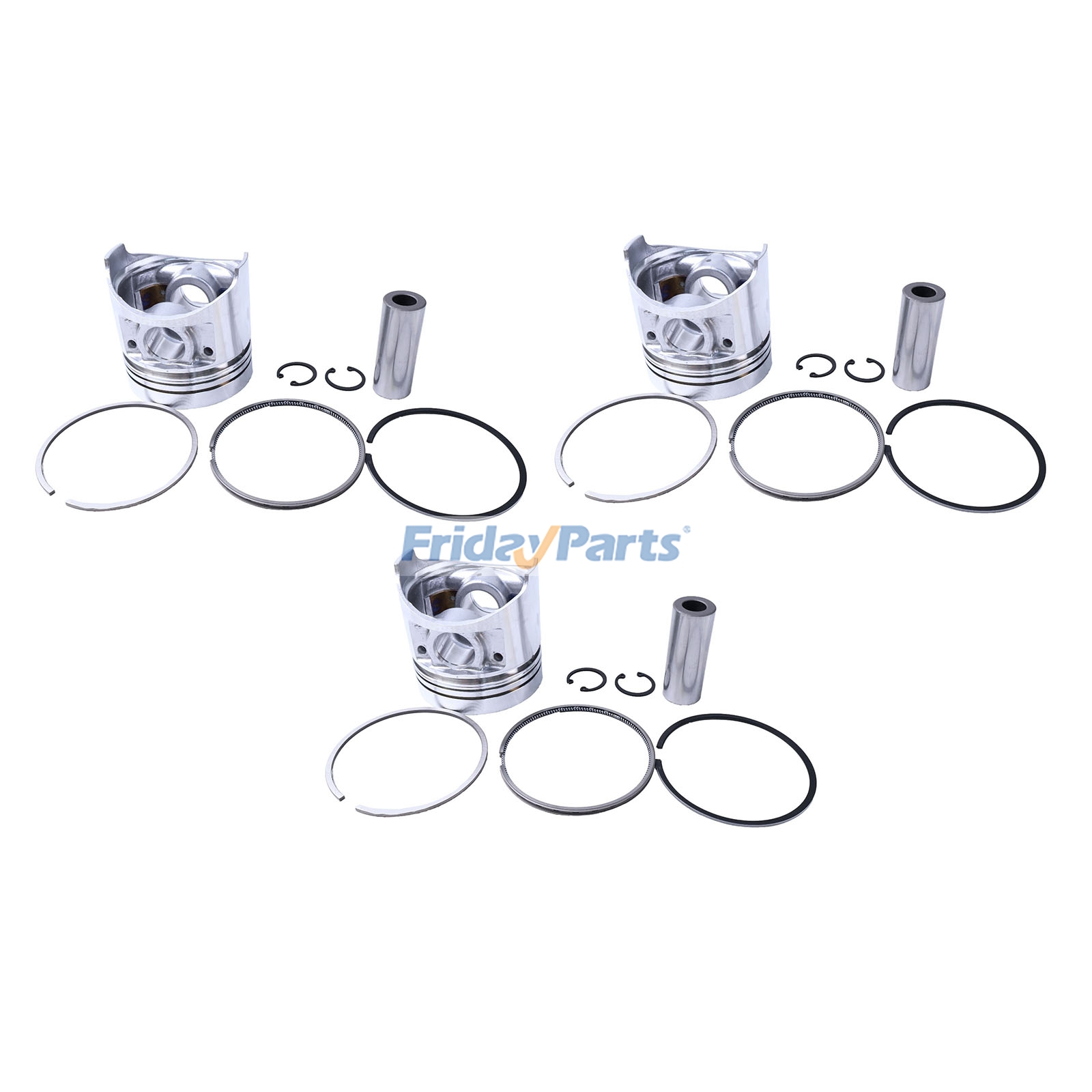 Kit de pistão STD 115016800 115016720 115016810 para motor Perkins 103-15 104-19 403D-15