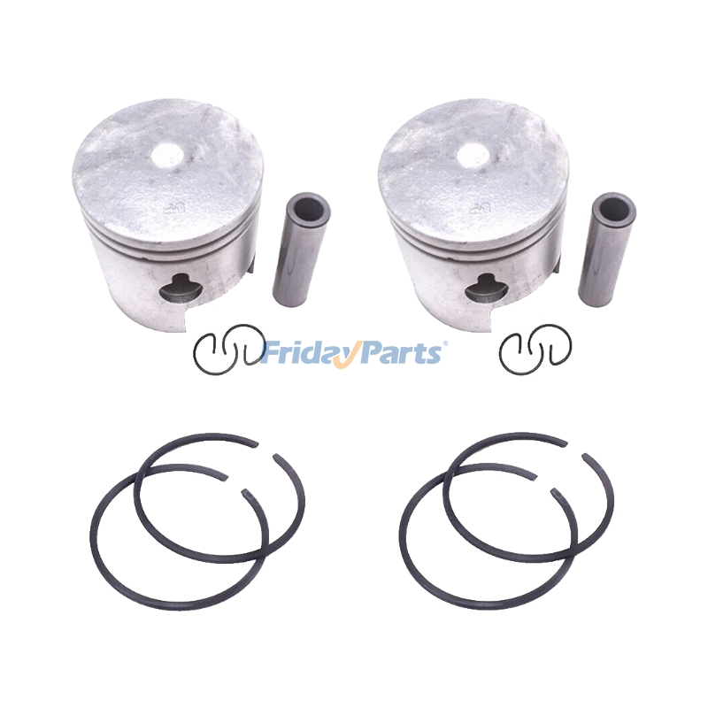 Kit de pistón STD 8M0103789 para motores fueraborda Mercury 2T de 9,9 HP, 15 HP y 18 HP M18 NS18