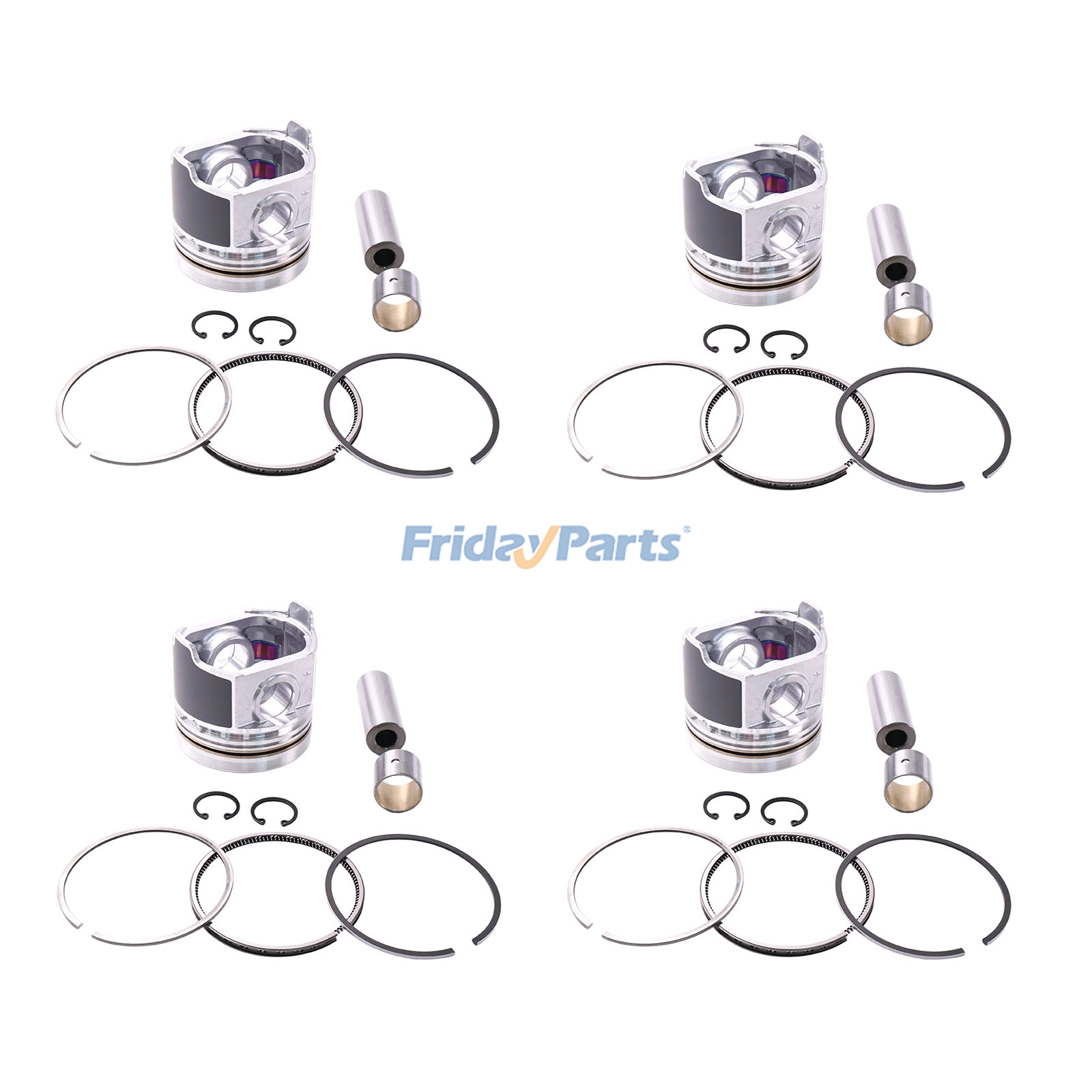 STD Piston Kit With Ring 1G466-21110 for Kubota Engine V2403