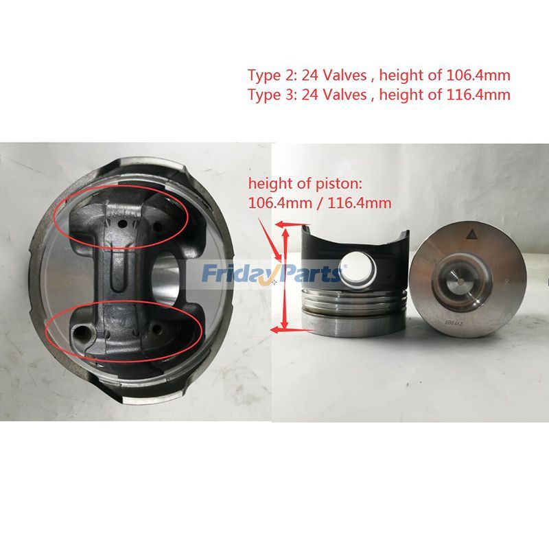 Engine,Truck STD Piston Kit with Ring FSR FSS FRR FVR FTR