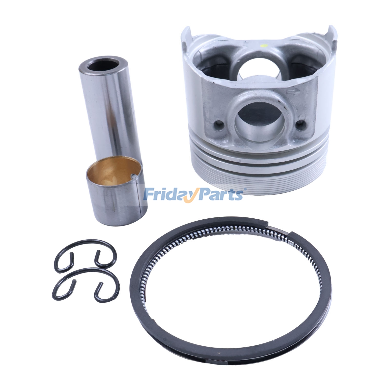 BOBCAT用,KUBOTA用用クボタエンジン D662 D662-E D662-EB D662-E2B 用リング付き STD ピストンキット