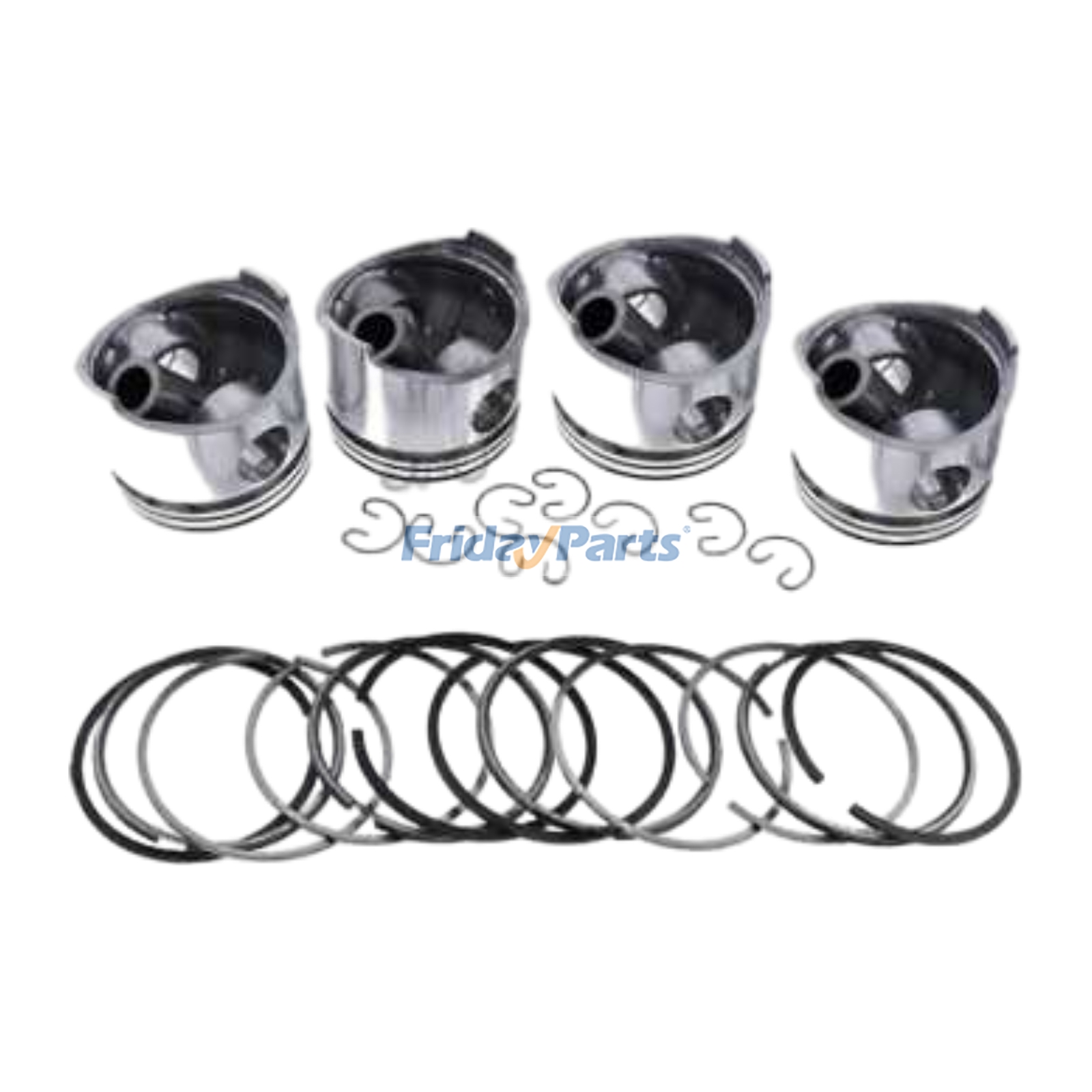 Kit de pistón STD con anillo para motor Kubota V1903